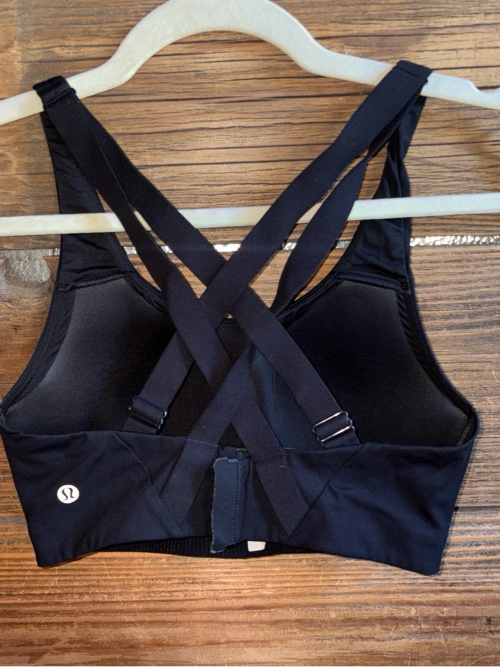 lululemon athletica Black Crisscross-Strap Sports Bra